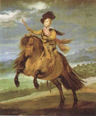 Diego Velazquez Prince Baltasar Carlos on Horseback (df01) china oil painting image